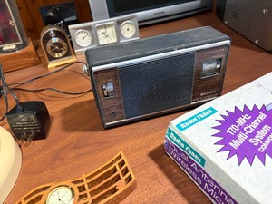 Vintage Electronics & Clocks Estate Lot  Sylvania TV, Radio Shack, Sony Dream Machine