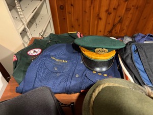 Vintage Boy Scouts BSA Cub Scouts Uniforms Hats Memorabilia Ephemera Lot