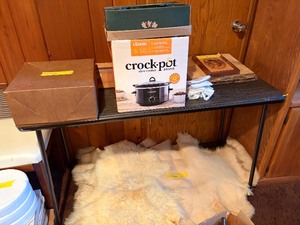 Sturdy Portable Folding Table - Craft, Utility, or Extra Dining Space