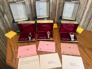 Vintage Gruen Solid State Quartz LED Digital Watch Collection  NOS w Boxes, Manuals & Warranty Cards (3)