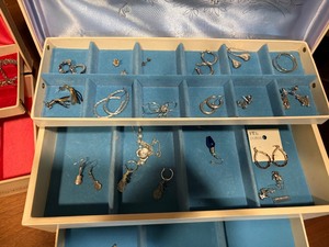 Vintage Jewelry Boxes & Assorted Costume Jewelry Lot