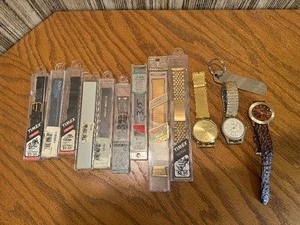 Vintage Watch & NOS Watch Band Collection  Accutron, Manson Calendar, Geneva & More