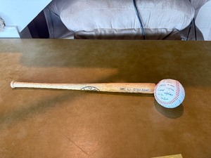 1985 MLB All-Star Game Commemorative Lot Louisville Slugger Mini Bat & Multi-Signed Minnesota Twins  Local Celebrity Baseball