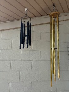 Set of two wind chimes