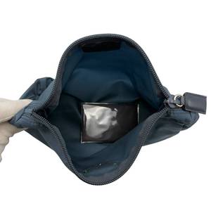 Prada Blue Tessuto Nylon Cosmetic Pouch; Pre-Owned Retail $450
