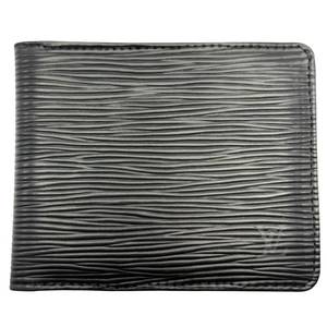 Louis Vuitton Black Epi Leather Bifold Wallet Pre-Owned Retail $650