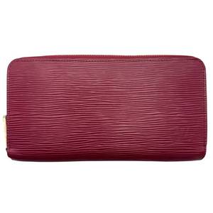 Louis Vuitton Red Epi Leather Zip Around Wallet Pre-Owned Retail $900