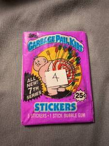 UNOPENED Garbage Pail Kids 7th Series Pack