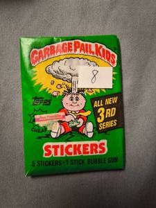 UNOPENED Garbage Pail Kids 3rd Series Pack