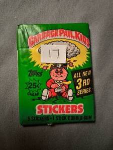 UNOPENED Garbage Pail Kids 3rd Series Pack