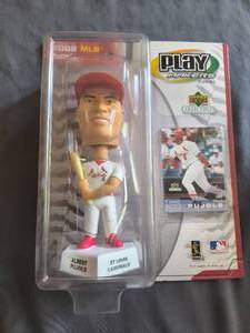 Albert Pujols Bobblehead & Trading Card - New in Box