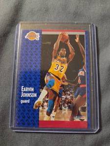 Earvin Johnson 91 Fleer Card