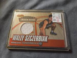 Wally Szczerbiak Rookie Locker Room Card