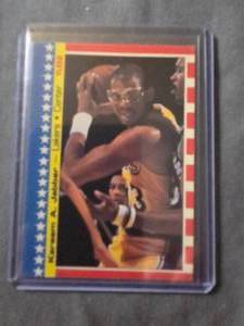 Kareem A. Jabbar vintage basketball card
