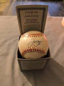 Frank Thomas Signed Baseball