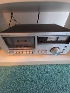 Kenwood KX-550 Stereo Cassette Deck Silver Front Dolby System