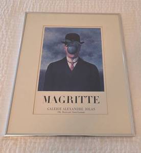 Rene Magritte Galerie Alexandre Iolas Framed Exhibition Poster Print