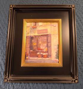 Margaret Fischbeck Signed Oil Painting La Petite Marie Framed 8x10