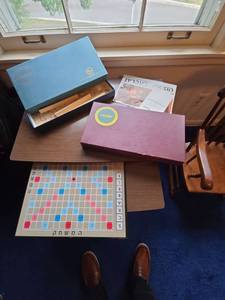 Vintage Scrabble Board Games Hebrew Foreign Edition & Standard Set