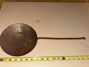 Vintage Hand Hammered Copper Decorative Pan Wall Hanging