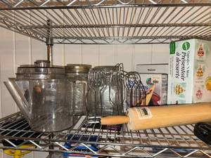 Lot of Assorted Kitchen Bakeware Gadgets Rolling Pins Apple Peeler