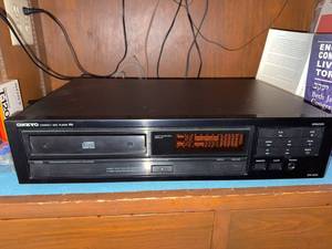 Onkyo DX-1400 Compact Disc Player Black Vintage Stereo Audio