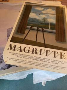 Rene Magritte Exhibition Art Posters Met Museum & Israel Museum