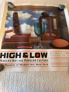 MoMA High & Low Modern Art and Popular Culture 1990 Exhibition Poster