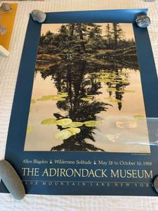 Allen Blagden Wilderness Solitude Adirondack Museum 1988 Poster
