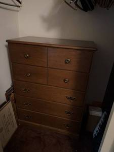 Lattice Furniture Vintage  6 Drawer Tall Dresser Chest Simmons Co