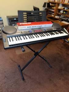 Casio CTK-551 Keyboard with X Stand & Music Stands Song Bank