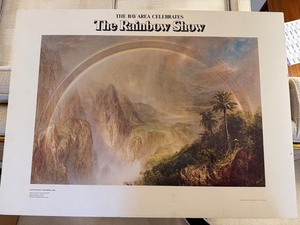 Vintage Frederic E. Church the Rainbow Show Art Poster