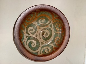 Sarah Dudgeon Signed Studio Pottery Bowl - 11 in