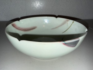 Decorative Ceramic Abstract Floral Glazed Bowl