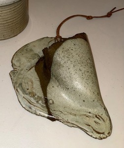 Signed Ceramic Pocket wall hanging
