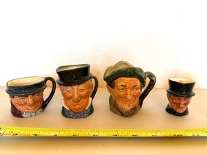 Royal Doulton Character Jug Assortment Including Auld Mac D5824 (Lot of 4)