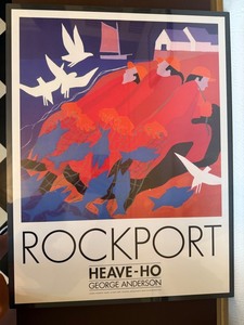 George Anderson Rockport Heave-Ho Framed Poster Print 19x25