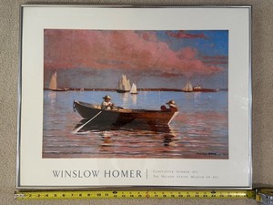 Framed Winslow Homer Gloucester Harbor 1873 Museum Art Print