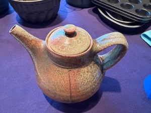 Jeff Oestreich Studio Pottery Glazed Stoneware Teapot