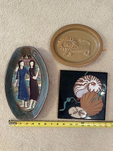 Decorative Coppercraft & Arius Tiles Plaques Mixed Lot