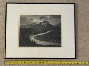Ansel Adams The Tetons and Snake River Framed Photo Reprint