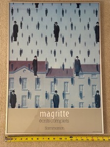 Rene Magritte Ecrits Complets Framed Flammarion Art Poster