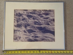 Framed Sand Texture Photographic Print