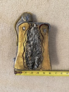 Cast Metal Mechanical Novelty Object With Brass Accents