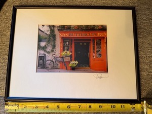 Signed Buttercups Shop Framed Art Print