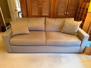 Room & Board McCreary Modern Upholstered Sofa With Throw Pillows