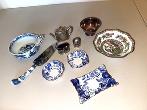 Vintage Mixed Lot - Coalport, Royal Crown Derby & Blue Transferware Tableware