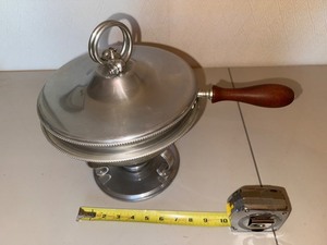 Vintage Chafing Dish With Lid and Pedestal Base