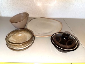 Marcel Marongiu Astoria Limoges Ceramic Tableware Mixed Lot of 4