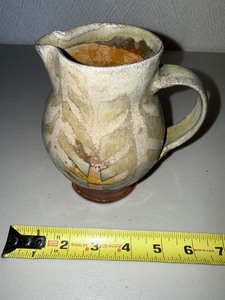 Sarah Dudgeon Studio Pottery Botanical Pitcher
